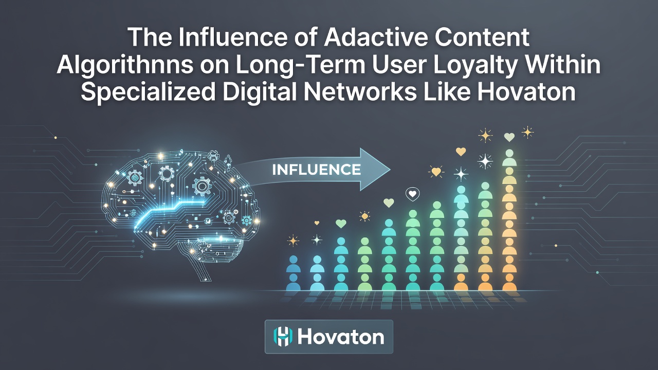 The Influence of Adaptive Content Algorithms on Long-Term User Loyalty Within Specialized Digital Networks Like Hovaton